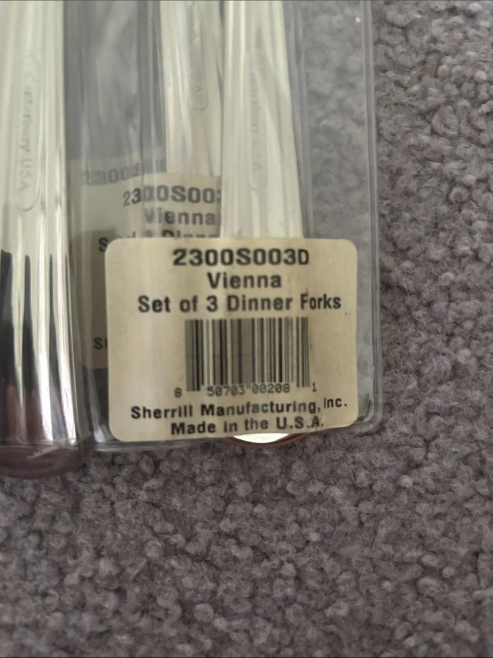 Vintage sherrill Canterbury Vienna new stainless steel flatware,45 pieces